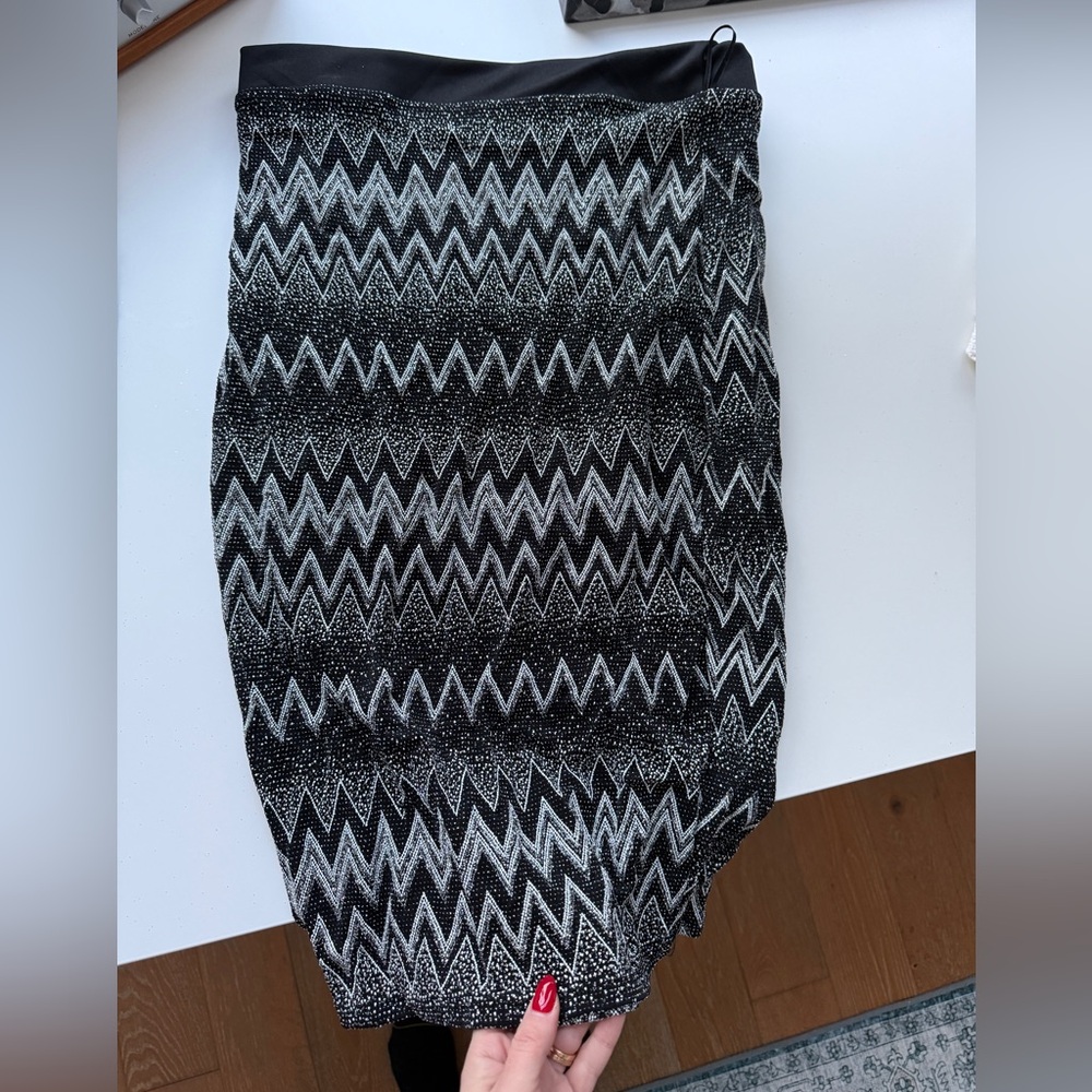 DOROTHY PERKINS midi glam sparkly skirt US 6